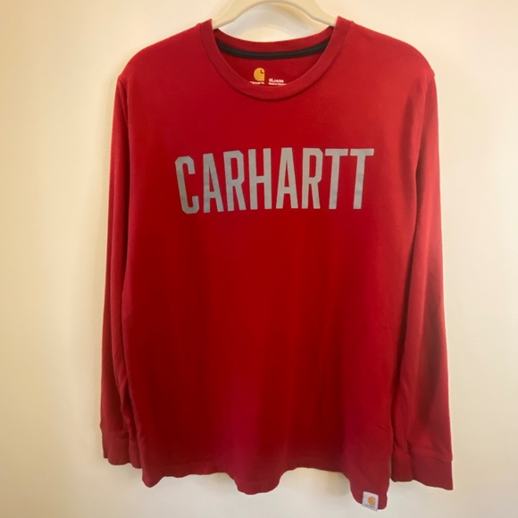 Carhartt Other - Red Carhartt Long Sleeve tee